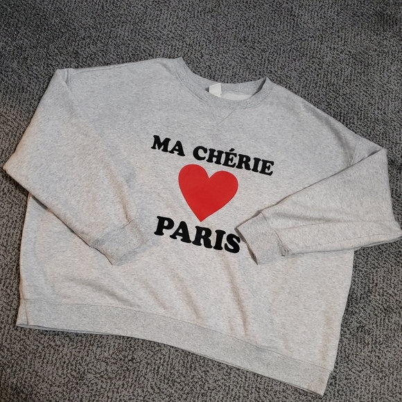 Women’s Graphic Gray Sweatshirt - XXL - Picture 3 of 6